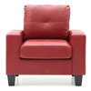 Upholstered Club Chair with Compact and Comfortable Seating for Living Room - 2 of 3