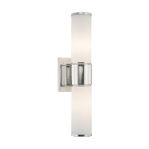 Livex Lighting Weston 2 - Light Vanity in  Polished Nickel - 1 of 4