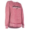 NBA Portland Trail Blazers Women's Burnout Crew Neck Fleece Sweatshirt - 3 of 4