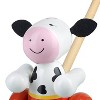 Orange Tree Toys: Push Along: Cow- Wooden Toy, Ages 1+ - 3 of 4