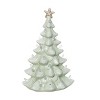 Transpac Stoneware 11.8 in. Green Christmas Coastal Light Up Tree - 4 of 4
