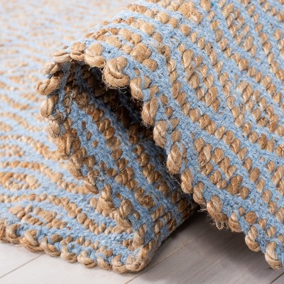 Cape Cod 3' x 5' Gray and Natural Cotton Geometric Area Rug