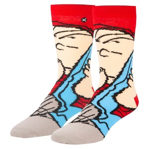 ODD SOX – Peanuts Charlie Brown Socks for Men – Fun Comic Strip Character Print Crew Socks – Assorted Designs - 1 of 4