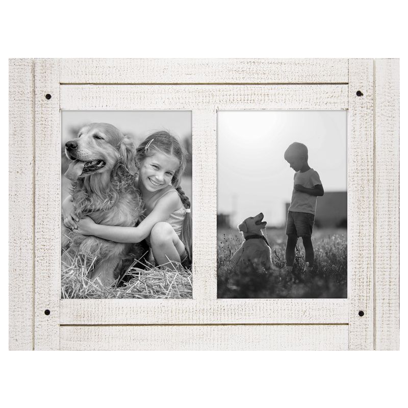 Americanflat Rustic Collage Picture Frame with polished glass - Horizontal and Vertical Formats for Wall and Tabletop, 1 of 6