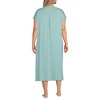 Lands' End Women's Short Sleeve Cooling Midi Nightgown - 2 of 3