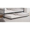 Twin Size Metal Daybed with Trundle for Bedroom - 4 of 4
