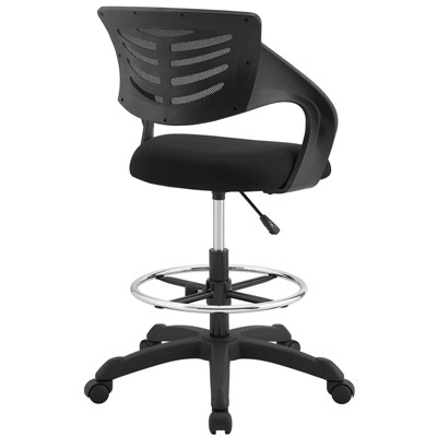 Black Mesh High Back Swivel Drafting Chair