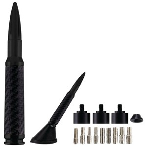 AmmoTenna® 5.5-In. Billet Aluminum with Carbon Fiber Wrap 0.50 Cal Replica Antenna Mast - 1 of 4