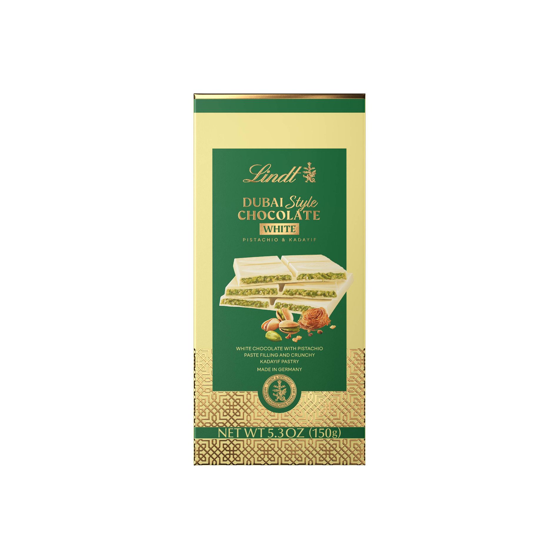 Lindt Dubai White Chocolate Bar - 5.3oz