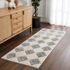 Hauteloom Fauci Diamond Checkered Area Rug - 2 of 4