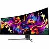 Refurbished: MSI 491CQP QD-OLED 49" DQHD Curved Gaming Monitor, Black - Manufacturer Refurbished - 3 of 4