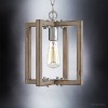 Urban Ambiance Luxury Modern Farmhouse Farmhouse Pendant Light,  12-1/4" x 10",  Galvanized Steel Finish, UHP2743 - 3 of 4