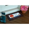 Evergreen Red Geraniums Sassafras Indoor Outdoor Switch Doormat 1'10"x10" Multicolored - 2 of 2