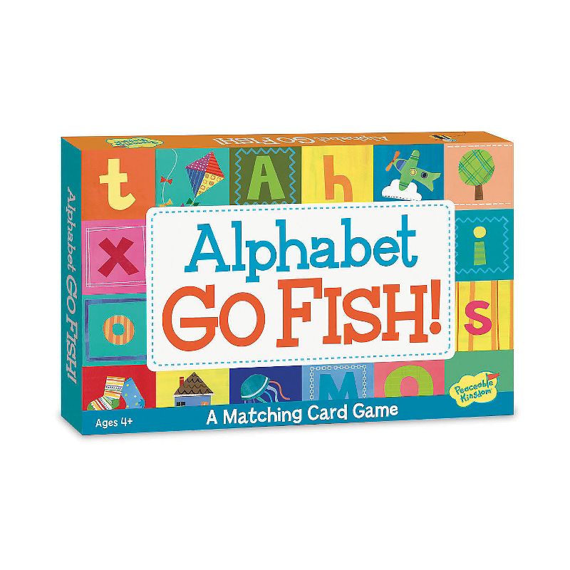 MindWare Alphabet Go Fish! Card Game - Books and Music -52 Pieces, 1 of 4