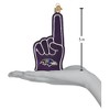 Old World Christmas Blown Glass Ornament for Christmas Tree, Baltimore Ravens Foam Finger - image 4 of 4