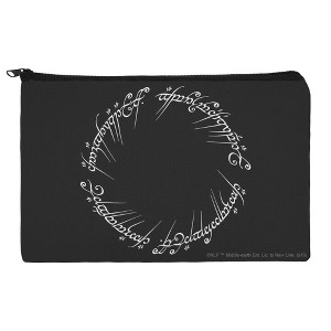 Lord of the Rings Mordor Script Makeup Cosmetic Bag Organizer Pouch - 1 of 4