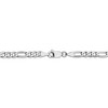 Black Bow Jewelry 4mm 14k White Gold Flat Figaro Chain Bracelet - 3 of 4