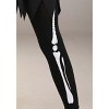 HalloweenCostumes.com 2X/3X Women Women's Plus Sized Death Costume Dress, Black Bone Grim Reaper Costumes, White/Black - 3 of 4