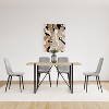 NicBex 5-Piece Wood Dining Table Set,Modern 55.1 Inch Rectangle Kitchen Table & 4 Upholstery Side Chairs,Metal Legs,Suitable for Dining Room - 4 of 4