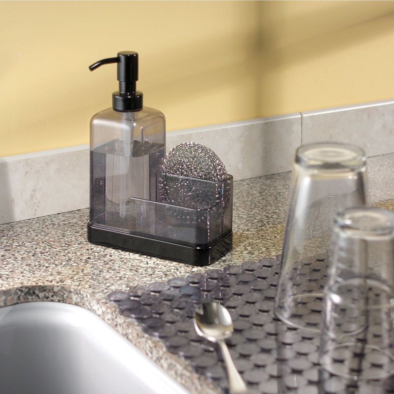 mDesign Plastic Kitchen Sink Countertop Hand Soap Dispenser, 2 of 8
