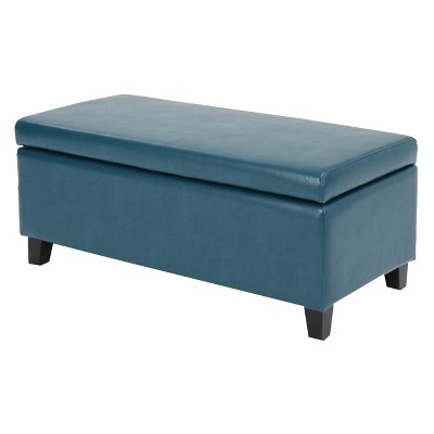 teal ottoman target