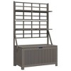 vidaXL Storage Box Grey Solid Acacia wood Large Storage Box - 2 of 2