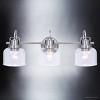 Urban Ambiance Luxury Modern Farmhouse Bath Light,  9''H x 24''W,  Brushed Nickel Finish, ULB2033 - 3 of 4