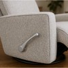 Granite Upholstered Manual Swivel Recliner with 360 lbs Heavy-Duty Mechanism - 3 of 4