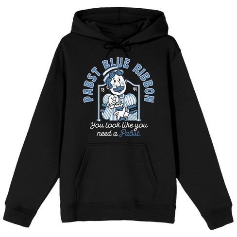 Black and light blue hoodie hot sale