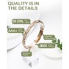 Pure Copper Bracelets for Women, Ultra Strength Magnetic Therapy Bracelet infinite Clover Jewelry - 3 of 4