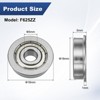 Unique Bargains Chrome Steel Durable Multipurpose Use Flanged Ball Bearing - 3 of 4
