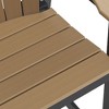 Acoinel Outdoor Adirondack Bar Height Chair for Garden, Backyard, Poolside - 3 of 4