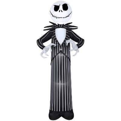 Gemmy Giant Halloween Inflatable Jack Skellington, 10 ft Tall, Multi