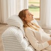 Vynxaria 360 Oversize swivel Glider  Chair with switchable head pillow and waist pillow , comfortable compression swivel chair - 4 of 4