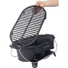 Oval/Rectanglar Cast Iron Outdoor Table Grill Charcoal Tabletop Griddle for Camping,Parties,Portable BBQ Enamel-Coated Skillet with Grab Handle - 2 of 4