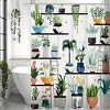 Paaaawaters Bohemian Flower Bathroom Curtain Colorful Boho Floral Print Beautiful Bright Polyester Fabric Cloth Shower Curtain - 2 of 4