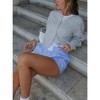 Women's Cropped Cardigan Sweaters Long Sleeve Button Down Sweaters Knit Cardigan Cute Y2k Open Front Crop Top - 4 of 4