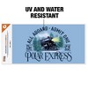 Polar Express All Aboard Automotive Bumper Sticker - 2 of 4