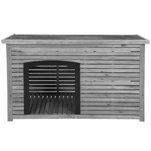 FDW Dog House Easy To Set Up Outdoor Indoor Wooden Dog House - 1 of 4