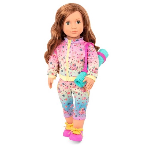 Our Generation 18" Yoga Doll with Mat - image 1 of 4