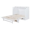 Whisen Clever Design Murphy Bed, Folded into a Cabinet with Large Drawer,USB Ports and Outlets - 4 of 4