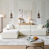 118" Cloud Sectional Couches, L-Shaped Modular Sectional Sofa, Oversized 3-Seater Couch - 3 of 4