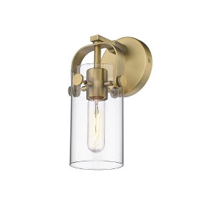 Pilaster II Cylinder - 1 Light Wall Sconce In Contemporary Style-10.5 Inches Tall and 4.5 Inches Wide - 1 of 1