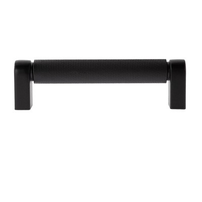 Kent Matte Black 4" Knurled Bar Pull Multipack