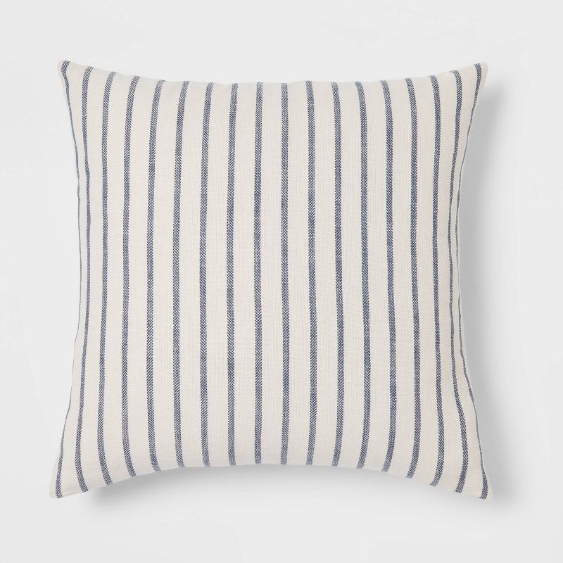 Oversized Cotton Striped Square Throw Pillow - Threshold™, 1 of 11