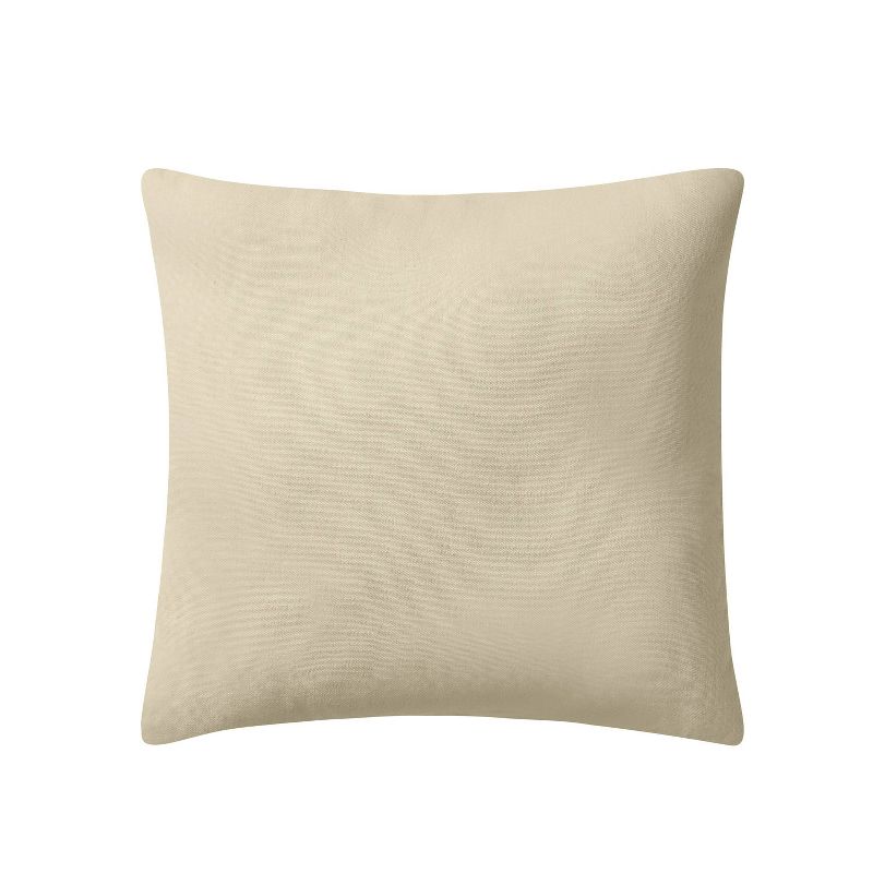 VCNY 18&#34;x18&#34; Dublin Cable Knit Square Throw Pillow Cream, 5 of 7