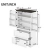 TIRAMISUBEST Modern Wooden Cabinet with Storage Divider & Drawers - Multi-Door Living Room Storage - 2 of 4