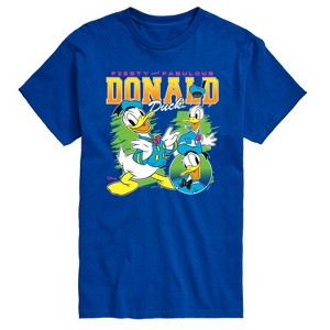 Men's - Disney - Donald Duck Feisty And Fabulous Short Sleeve Graphic T-Shirt - 1 of 4