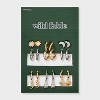 Celestial Stud and Mixed Hoop Earring Set 9pc - Wild Fable™ Gold/Silver - 2 of 3