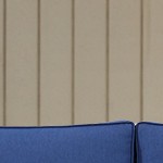 blue cushion/gray wicker